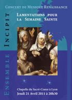 Lamentations pour la Semaine Sainte