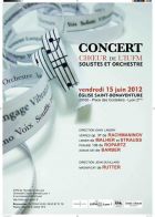 Concert du Choeur de l'IUFM