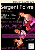 Concert pour la Syrie: Sergent Poivre Trio 100% Beatles
