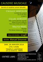 CONCERT IMAGÔ - Janequin/Debussy/Ravel