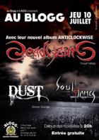 Concert gratuit : Deadlysins, Dust, Soulflames