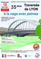 35e traversée de Lyon à la nage avec palmes