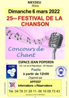 25ème Festival de la Chanson de Meyzieu