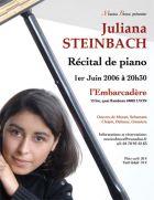 Récital de piano - Juliana Steinbach