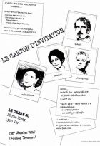 Le carton d'invitation