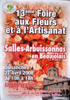 Foire aux fleurs de Salles-Arbuissonnas en Beaujolais