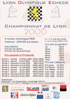Echecs  - Championnat de Lyon
