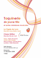 Taquinerie de jeune fille et autres miniatures musicales des XXème et XXIème siècles