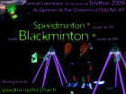 Speedminton et Blackminton pour le téléthon