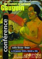 Conférence « les couleurs en partance, GAUGUIN »