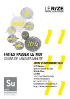 Cours de langues minute